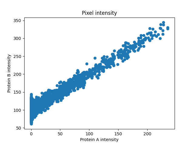 Pixel intensity